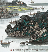 張松 《水鄉小鎮》